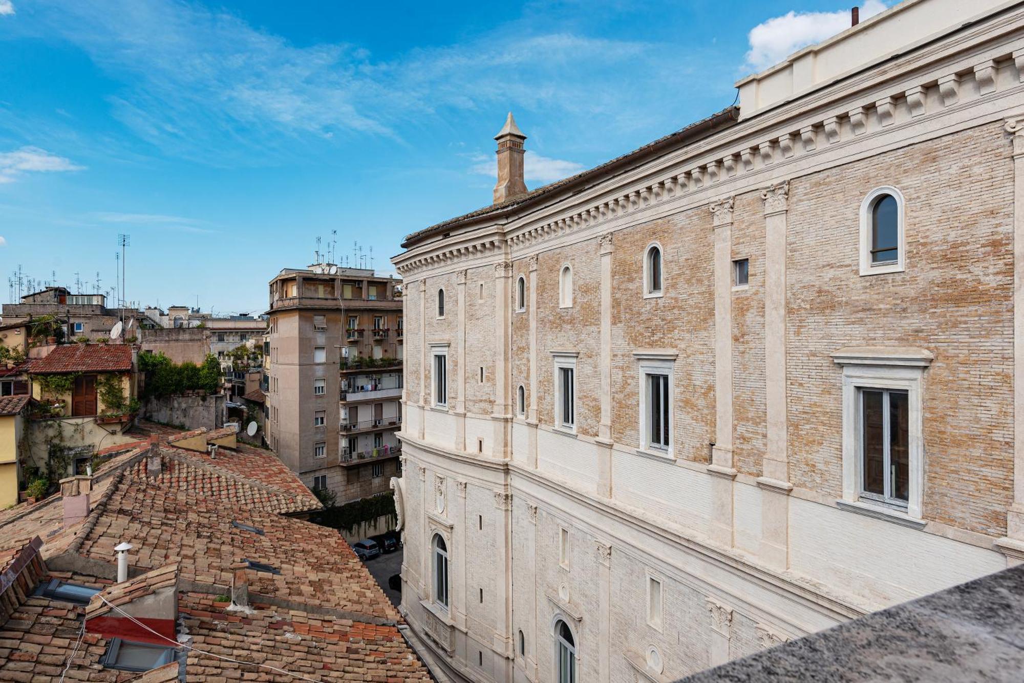 Apartment With Terrace In Via Del Pellegrino - Fromhometoרומא מראה חיצוני תמונה