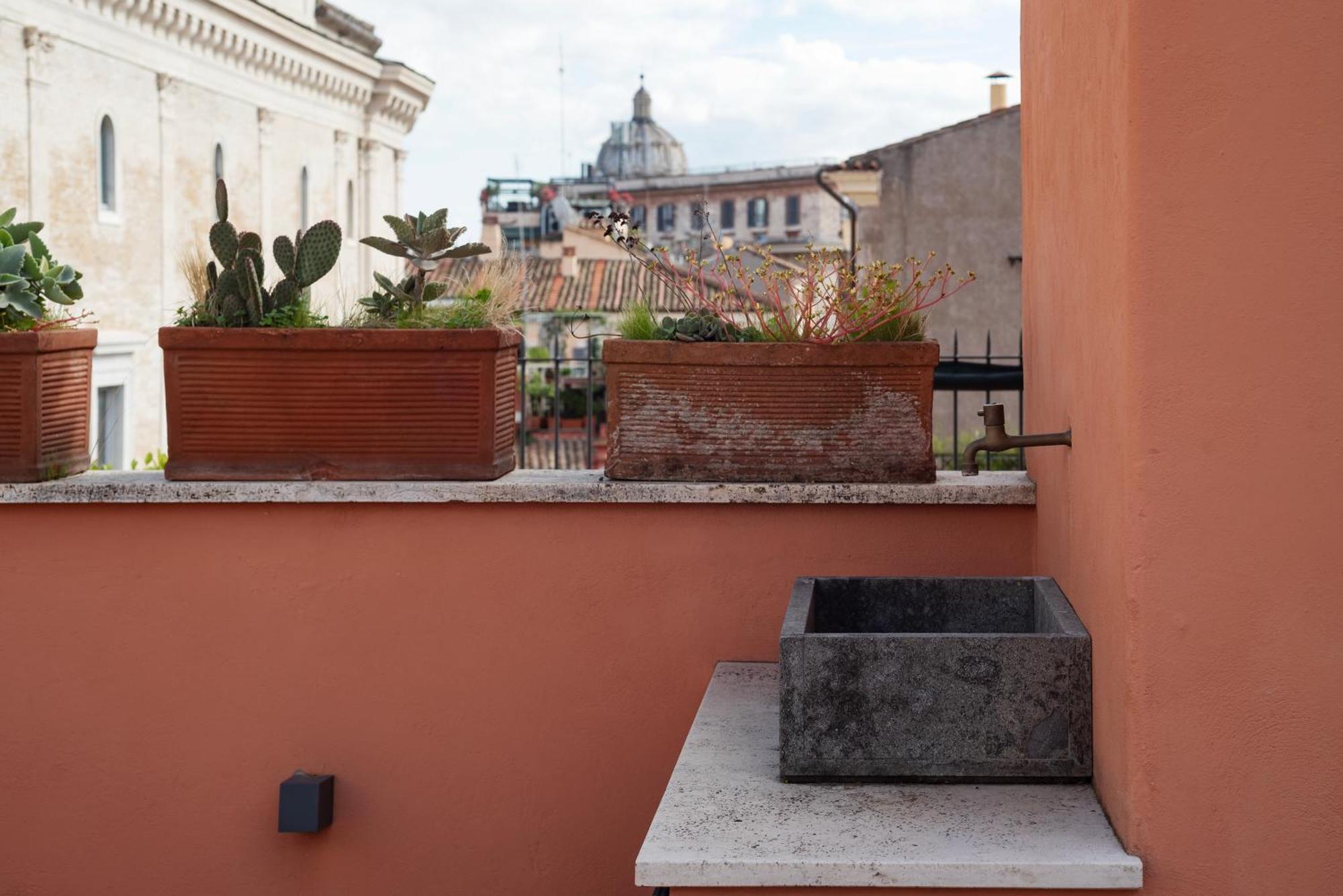 Apartment With Terrace In Via Del Pellegrino - Fromhometoרומא מראה חיצוני תמונה