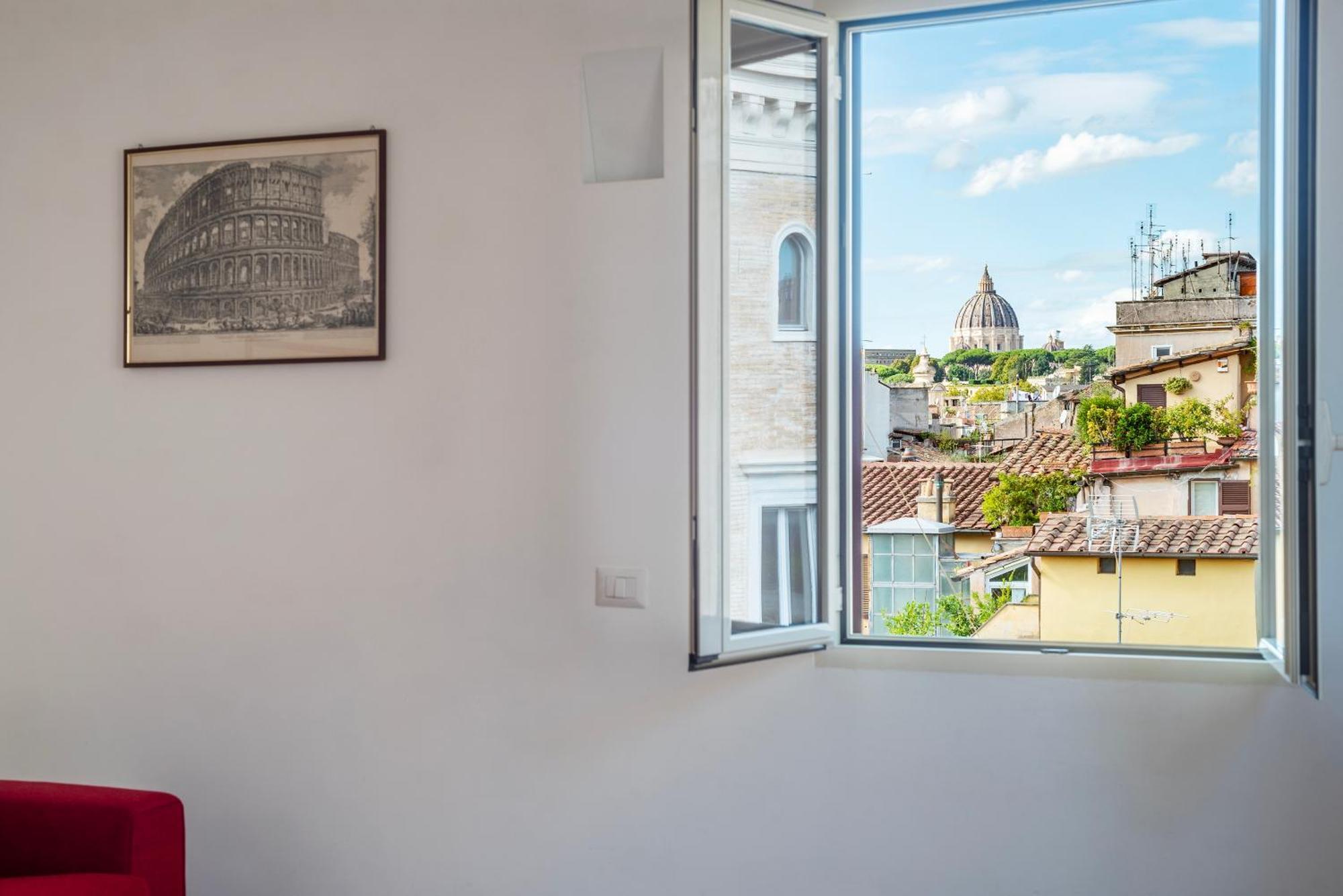 Apartment With Terrace In Via Del Pellegrino - Fromhometoרומא מראה חיצוני תמונה