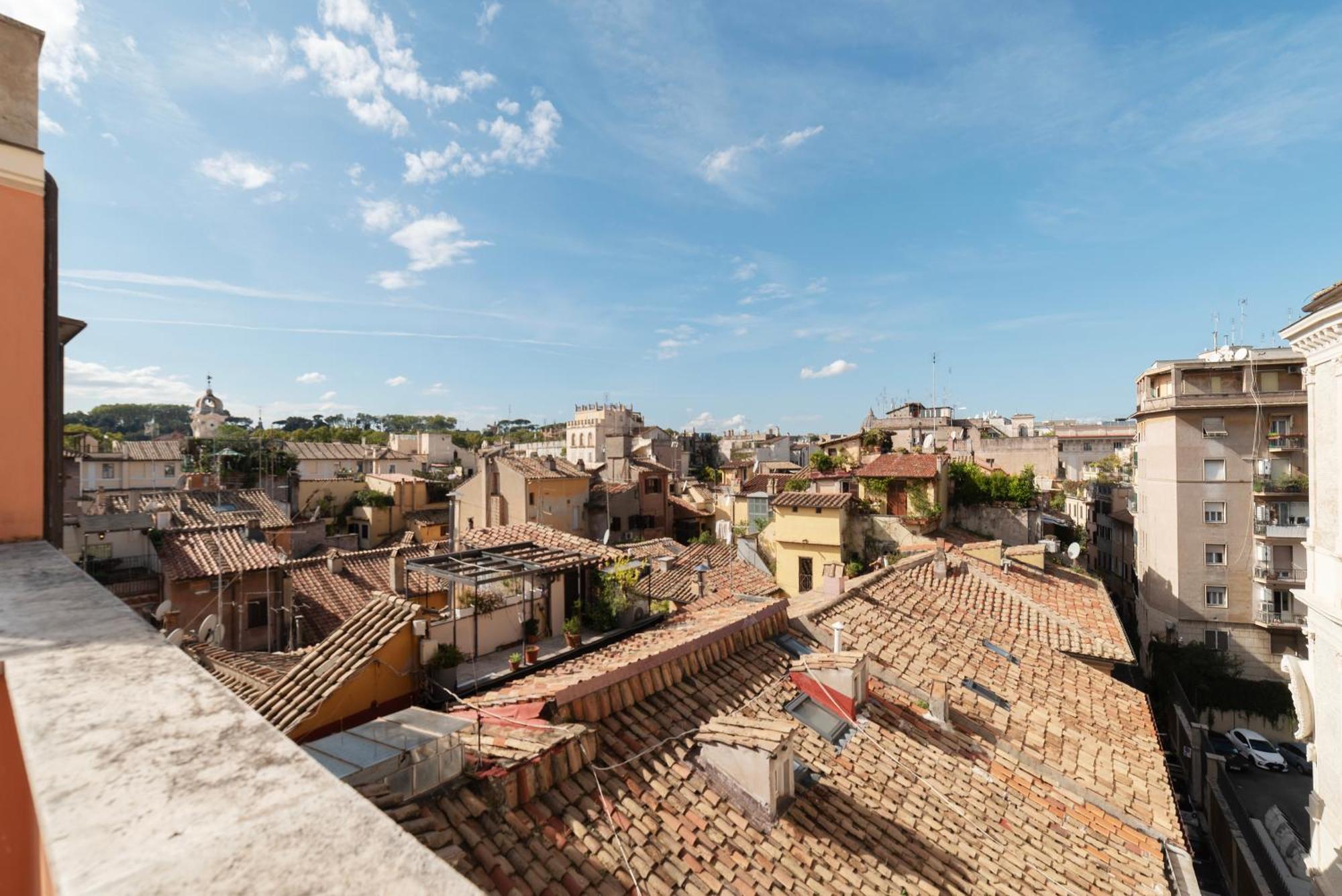 Apartment With Terrace In Via Del Pellegrino - Fromhometoרומא מראה חיצוני תמונה