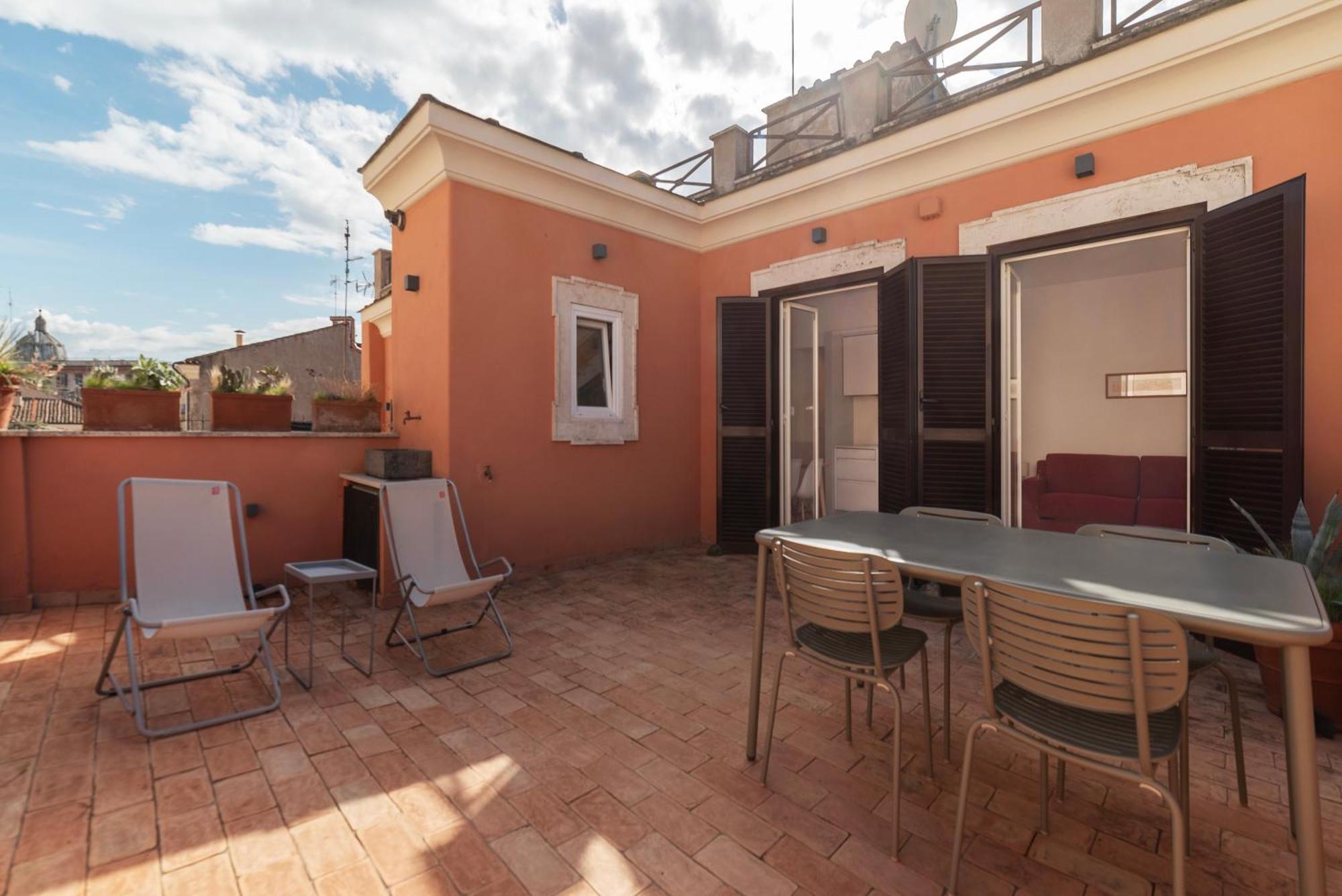 Apartment With Terrace In Via Del Pellegrino - Fromhometoרומא מראה חיצוני תמונה
