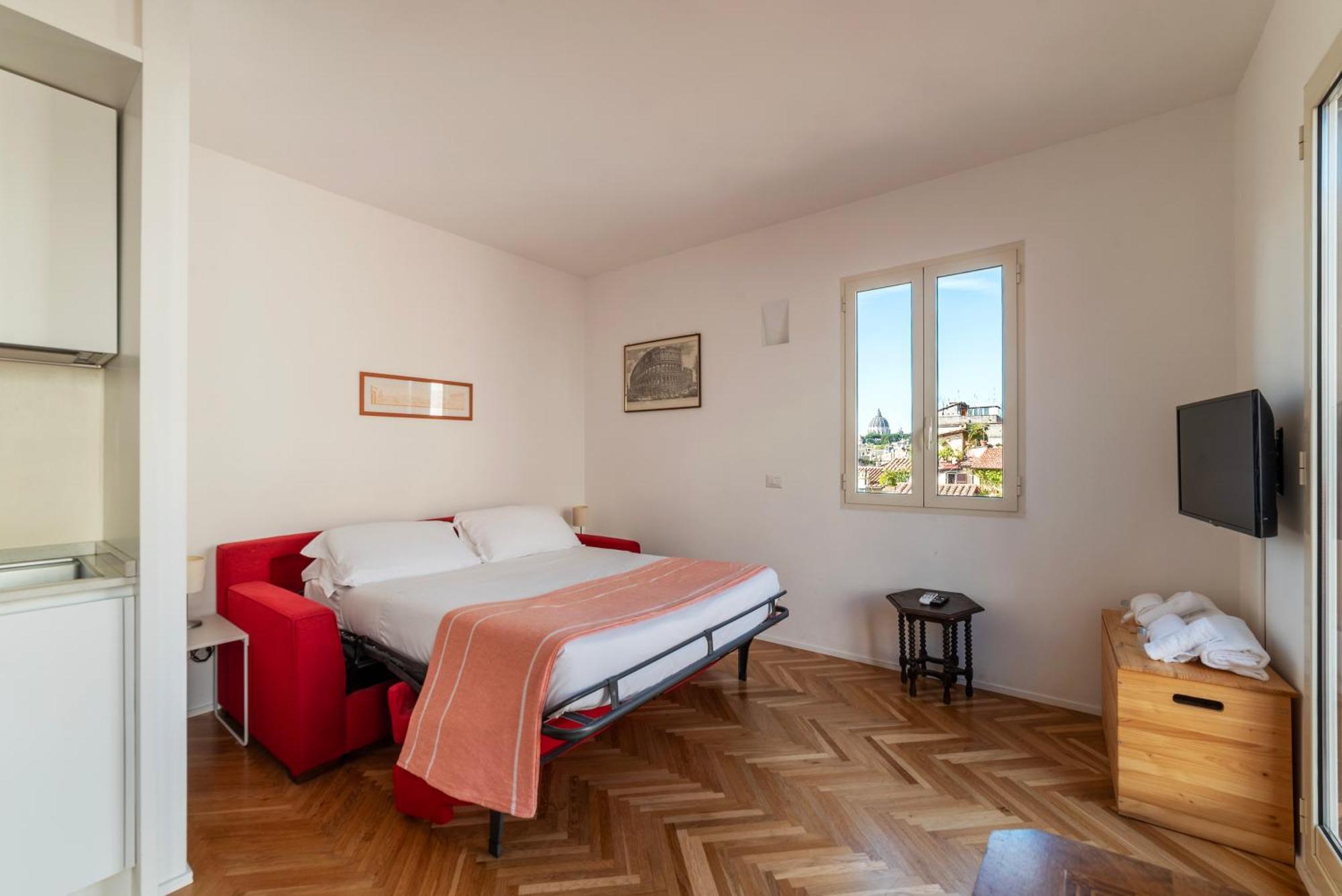 Apartment With Terrace In Via Del Pellegrino - Fromhometoרומא מראה חיצוני תמונה