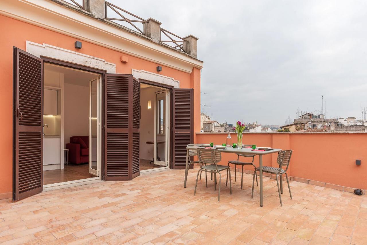 Apartment With Terrace In Via Del Pellegrino - Fromhometoרומא מראה חיצוני תמונה